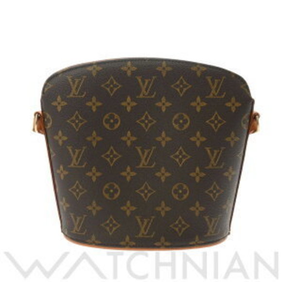 Louis Vuitton Monogram Brown Canvas Drouot Bag Shoulder - Picture 2 of 9